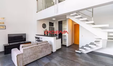 Apartamento duplex com 1 quarto e 1 vaga para aluguel no Centro