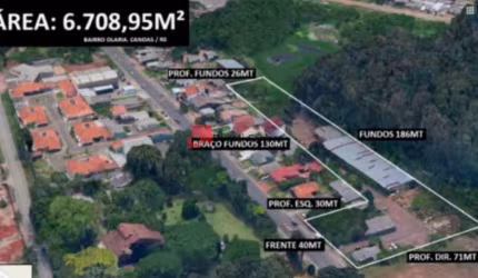 Terreno à venda na Rua Gildo de Freitas, Olaria, Canoas, 6708 m2 por R$ 6.500.000