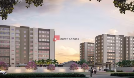 Apartamento com 2 quartos à venda na Avenida Obedy Cândido Vieira, Central Parque, Cachoeirinha, 49 m2 por R$ 219.282