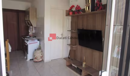 Casa em condomínio fechado com 2 quartos à venda na Avenida Doutor Sezefredo Azambuja Vieira, Olaria, Canoas, 35 m2 por R$ 180.900