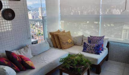 Apartamento com 2 dormitórios à venda, 86 m² - José Menino - Santos/SP