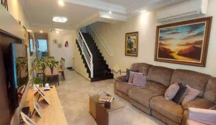 Sobrado com 4 dormitórios à venda, 228 m² por R$ 1.200.000,00 - Aparecida - Santos/SP