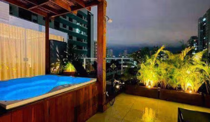 APARTAMENTO GARDEN DE ALTO LUXO MEIA QUADRA DA PRAIA