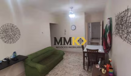 Apartamento com 1 dormitório à venda, 60 m²  - Gonzaga - Santos/SP