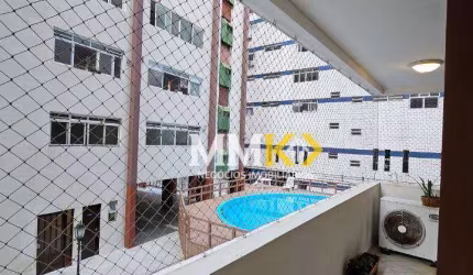 Apartamento com 3 dormitórios para alugar, 163 m² por R$ 6.000,00/mês - Gonzaga - Santos/SP