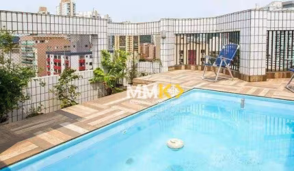 Cobertura com 2 dormitórios à venda, 193 m² na Ponta da Praia - Santos/SP