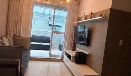 Apartamento com 2 dormitórios para alugar, 89 m² - Ponta da Praia - Santos/SP