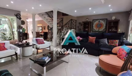 Sobrado com 4 dormitórios à venda, 442 m² por R$ 1.900.000,05 - Vila Valparaíso - Santo André/SP