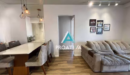Apartamento com 2 dormitórios para alugar, 77 m² por R$ 4.540,00/mês - Vila Bastos - Santo André/SP
