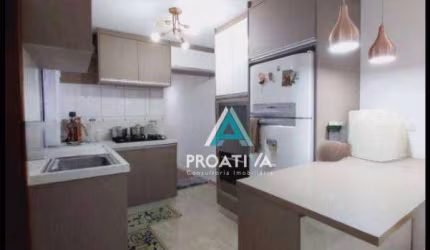 Apartamento com 2 dormitórios à venda, 76 m²  - Parque das Nações - Santo André/SP