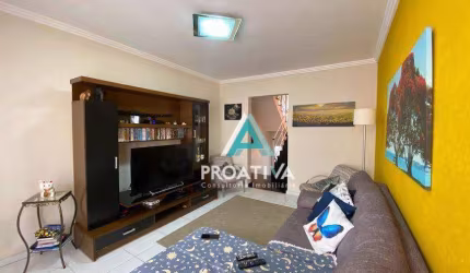 Sobrado com 3 dormitórios à venda, 140 m² - Campestre - Santo André/SP