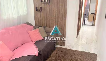 Apartamento com 2 dormitórios à venda, 57 m² - Vila Alzira - Santo André/SP