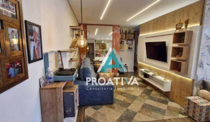 Apartamento com 3 dormitórios, 96 m² - Vila Scarpelli - Santo André/SP