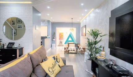 Sobrado com 3 dormitórios à venda, 118 m² por - Vila Homero Thon - Santo André/SP