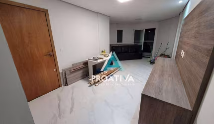 Apartamento com 3 dormitórios para alugar, 102 m² por R$ 6.287,50 - Jardim - Santo André/SP