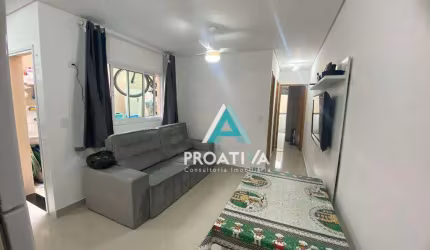 Apartamento com 2 dormitórios à venda, 50 m² - Vila Scarpelli - Santo André/SP