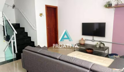 Sobrado com 3 dormitórios à venda, 128 m² - Vila Valparaíso - Santo André/SP