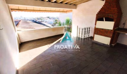 Sobrado com 3 dormitórios à venda, 190 m²- Vila Aquilino - Santo André/SP