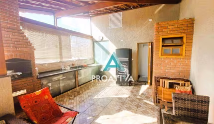 Cobertura com 3 dormitórios à venda, 140 m² - Utinga - Santo André/SP