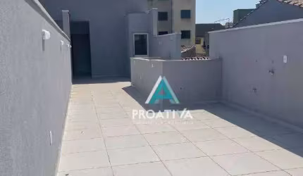 Cobertura com 2 dormitórios à venda, 120 m²  - Vila Humaitá - Santo André/SP