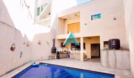 Casa com 3 dormitórios à venda, 156 m² - Utinga - Santo André/SP