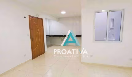 Apartamento com 2 dormitórios à venda, 58 m² - Vila Homero Thon - Santo André/SP