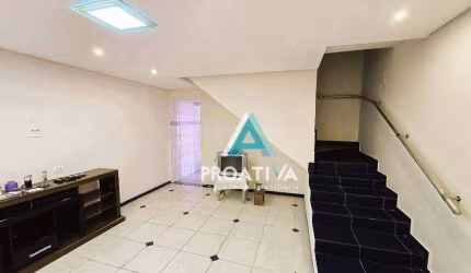 Sobrado com 3 dormitórios à venda, 185 m² por R$ 480.000,00 - Jardim Alzira Franco - Santo André/SP