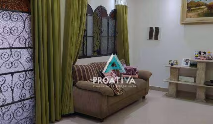 Sobrado, 128 m² - venda por R$ 660.000,00 ou aluguel por R$ 3.958,33/mês - Campestre - Santo André/SP