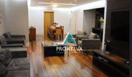 Apartamento com 3 dormitórios para alugar, 175 m² por R$ 10.946,00/mês - Jardim - Santo André/SP