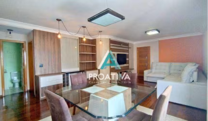 Apartamento com 4 dormitórios para alugar, 130 m²  - Jardim - Santo André/SP
