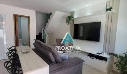 Sobrado com 2 suites à venda, 110 m² - Parque Erasmo Assunção - Santo André/SP