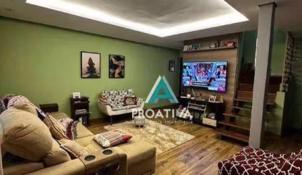 Sobrado com 3 dormitórios à venda, 191 m² - Paraíso - Santo André/SP