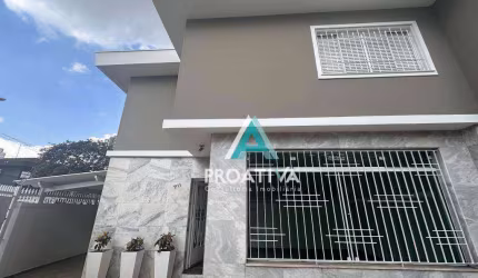 Sobrado com 3 dormitórios para alugar, 175 m² - Jardim - Santo André/SP