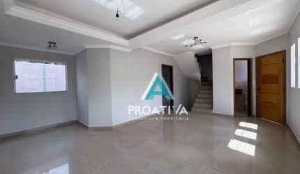 Sobrado com 4 dormitórios para alugar, 177 m² - Vila Bastos - Santo André/SP