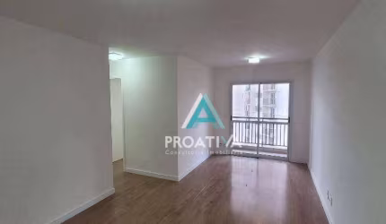 Apartamento com 3 dormitórios para alugar, 70 m² por R$ 3.137,00 - Vila Valparaíso - Santo André/SP