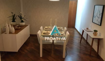 Apartamento com 3 dormitórios à venda, 86 m² - Vila Alzira - Santo André/SP