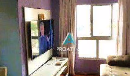 Apartamento com 2 dormitórios à venda, 54 m² por R$ 255.000,00 - Vila Tibiriçá - Santo André/SP