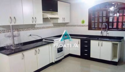 Sobrado com 4 dormitórios à venda, 159 m²  - Vila Camilópolis - Santo André/SP