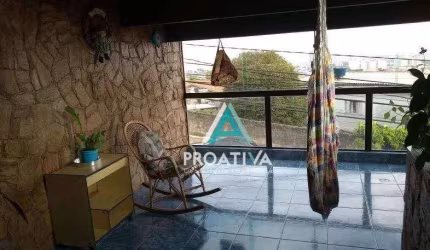 Sobrado com 4 dormitórios à venda, 276 m² por R$ 585.000,07 - Cidade São Jorge - Santo André/SP