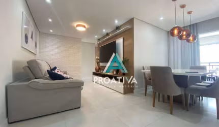 Apartamento com 3 dormitórios à venda, 96 m² por R$ 990.000,00 - Vila Scarpelli - Santo André/SP