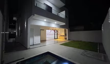 Casa em Condomínio para Venda em Tremembé, Loteamento Residencial Campos do Conde II, 3 dormitórios, 1 suíte, 4 banheiros, 2 vagas