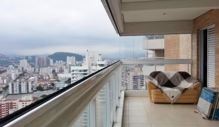 Apartamento a venda no Castell Due Piazze no Gonzaga em Santos