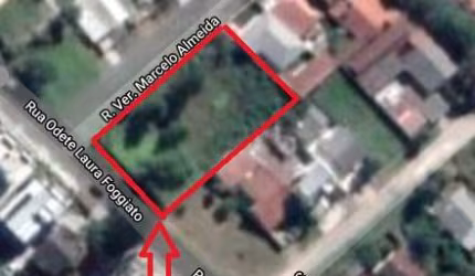 Terreno à venda na Rua Odete Laura Foggiato, Atuba, Curitiba por R$ 1.100.000