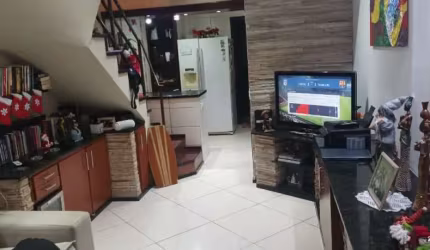 Condomínio: triplex com 3 dormitórios 1 suite 2 vagas 100 m²