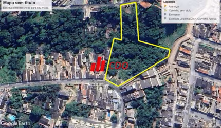 Embu terreno de 9.194,00m² bom para condomínio MCMV e outros empreendimentos esta em uma zona mista, com frente para 3 ruas