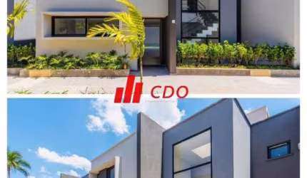 Zona Sul sobrado em condomínio fechado de alto padrão, com 4 suítes, sala para 4 ambientes,4 vagas, piscina, útil de 401 m²