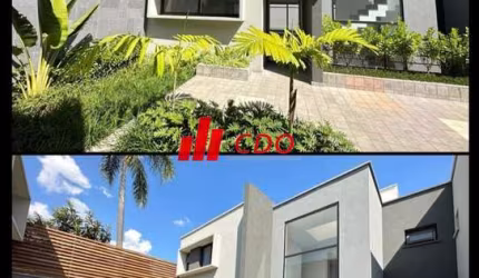 Zona Sul Condomínio Jamestown lindo sobrado novo com 4 dormitórios sendo 4 suítes, sala para 4 ambientes,4 vagas, piscina, útil de 401m²