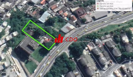 Terreno Comercial à Venda em São Paulo Zona Sul-SP, Estrada de Itapecerica, frente de 20 x 115= 2.300m² de Área Zoneamento ZC
