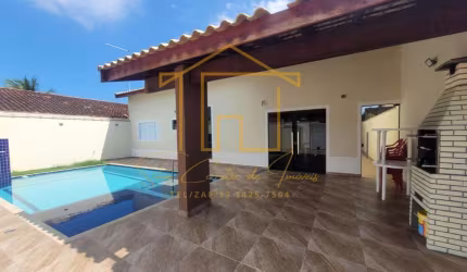 Casa para Venda em Itanhaém, Jardim Califórnia, 3 dormitórios, 1 suíte, 2 banheiros, 4 vagas