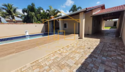 Casa para Venda em Itanhaém, Bopiranga, 2 dormitórios, 1 suíte, 2 banheiros, 15 vagas